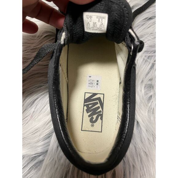 Vans Old Skool Canvas Shoe mens black size 7 womens size 8.5 - Picture 9 of 10